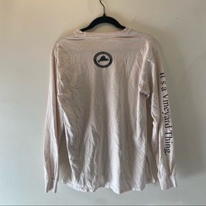 Cream white worn in long sleeve martha’s vineyard shirt